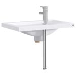 vidaXL Umývadlo do kúpeľne Chróm 61 x 40 x 16,5 cm Kov – Obrázok 6