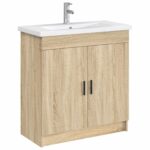 vidaXL Umývadlo do kúpeľne Chróm 81 x 40 x 17,5 cm Kov – Obrázok 3