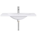 vidaXL Umývadlo do kúpeľne Chróm 81 x 40 x 17,5 cm Kov – Obrázok 4