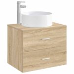 vidaXL Umývadlo do kúpeľne Chróm 40,5 x 40,5 x 15,5 cm Kov – Obrázok 3