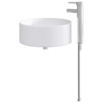 vidaXL Umývadlo do kúpeľne Chróm 40,5 x 40,5 x 15,5 cm Kov – Obrázok 6