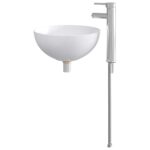 vidaXL Umývadlo do kúpeľne Chróm 35,5 x 35,5 x 14,5 cm Kov – Obrázok 6