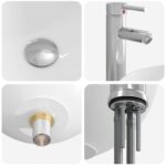 vidaXL Umývadlo do kúpeľne Chróm 35,5 x 35,5 x 14,5 cm Kov – Obrázok 8