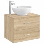 vidaXL Umývadlo do kúpeľne Chróm 44 x 44 x 16 cm Kov – Obrázok 3