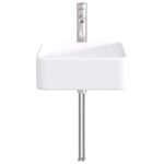 vidaXL Umývadlo do kúpeľne Chróm 49 x 37 x 14 cm Kov – Obrázok 5