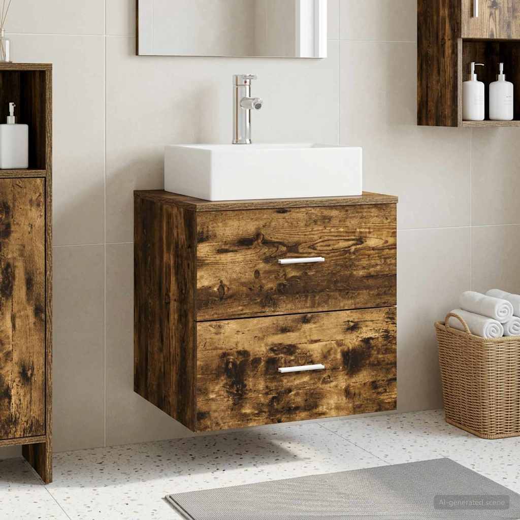 890282_1.jpg vidaXL Nástenná umývadlová skrinka Dymový dub 49,5 x 41 x 62,5 cm – Obrázok 1