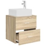 vidaXL Nástenná umývadlová skrinka Dub sonoma 53 x 34,5 x 63 cm – Obrázok 3