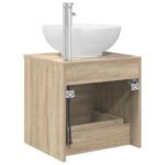 vidaXL Nástenná umývadlová skrinka Dub sonoma 49,5 x 44,5 x 66,5 cm – Obrázok 5