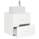 vidaXL Nástenná umývadlová skrinka Biela 49,5 x 44,5 x 65,5 cm – Obrázok 3