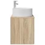 vidaXL Nástenná umývadlová skrinka Dub sonoma 49,5 x 44,5 x 65,5 cm – Obrázok 4