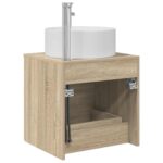 vidaXL Nástenná umývadlová skrinka Dub sonoma 49,5 x 44,5 x 65,5 cm – Obrázok 5