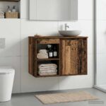 vidaXL Kúpeľňová skriňa medzi Staré drevo 30 x 35 x 50 cm – Obrázok 4