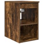 vidaXL Kúpeľňová skriňa medzi Dymový dub 30 x 41 x 50 cm – Obrázok 2