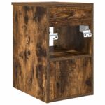 vidaXL Kúpeľňová skriňa medzi Dymový dub 30 x 41 x 50 cm – Obrázok 6