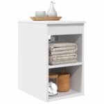 vidaXL Kúpeľňová skriňa medzi Biela 30 x 44,5 x 50 cm Kompozitné drevo – Obrázok 3