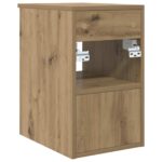 vidaXL Kúpeľňová skriňa medzi Dub artisan 30 x 44,5 x 50 cm – Obrázok 6