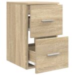 vidaXL Kúpeľňová skriňa medzi Dub sonoma 30 x 35 x 50 cm – Obrázok 4