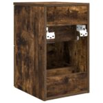 vidaXL Kúpeľňová skriňa medzi Dymový dub 30 x 35 x 50 cm – Obrázok 5