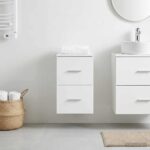 vidaXL Kúpeľňová skriňa medzi Biela 30 x 41 x 50 cm Kompozitné drevo – Obrázok 3