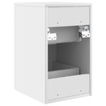 vidaXL Kúpeľňová skriňa medzi Biela 30 x 41 x 50 cm Kompozitné drevo – Obrázok 5
