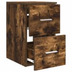 vidaXL Kúpeľňová skriňa medzi Dymový dub 30 x 44,5 x 50 cm – Obrázok 4