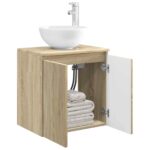 vidaXL Nástenná umývadlová skrinka Dub sonoma 49,5 x 41 x 64,5 cm – Obrázok 3