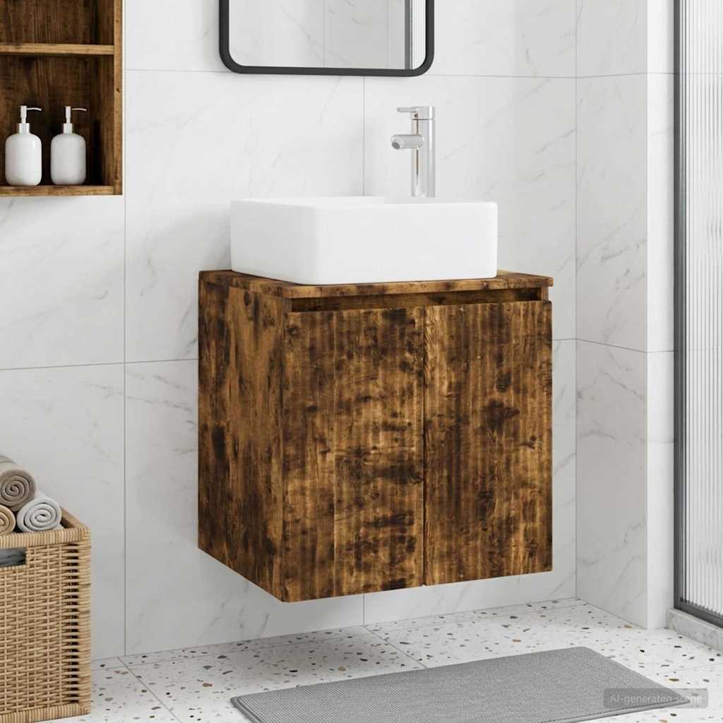 890407_1.jpg vidaXL Nástenná umývadlová skrinka Dymový dub 49,5 x 41 x 63 cm – Obrázok 1