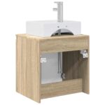 vidaXL Nástenná umývadlová skrinka Dub sonoma 49,5 x 41 x 62,5 cm – Obrázok 5
