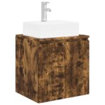 vidaXL Nástenná umývadlová skrinka Dymový dub 49,5 x 41 x 62,5 cm – Obrázok 2