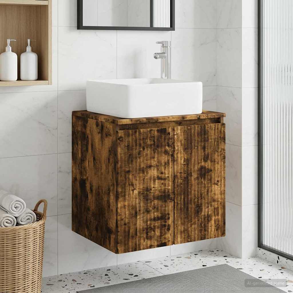 890427_1.jpg vidaXL Nástenná umývadlová skrinka Dymový dub 53 x 35 x 63 cm – Obrázok 1