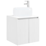 vidaXL Nástenná umývadlová skrinka Biela 49,5 x 44,5 x 66 cm – Obrázok 2