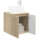 vidaXL Nástenná umývadlová skrinka Dub sonoma 49,5 x 44,5 x 66 cm – Obrázok 3