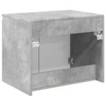 vidaXL Závesná kúpeľňová skriňa Betónovo sivá 62,5 x 44,5 x 50 cm – Obrázok 5