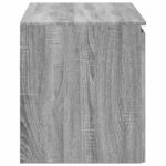vidaXL Závesná kúpeľňová skriňa Sivý Sonoma 62,5 x 44,5 x 50 cm – Obrázok 4