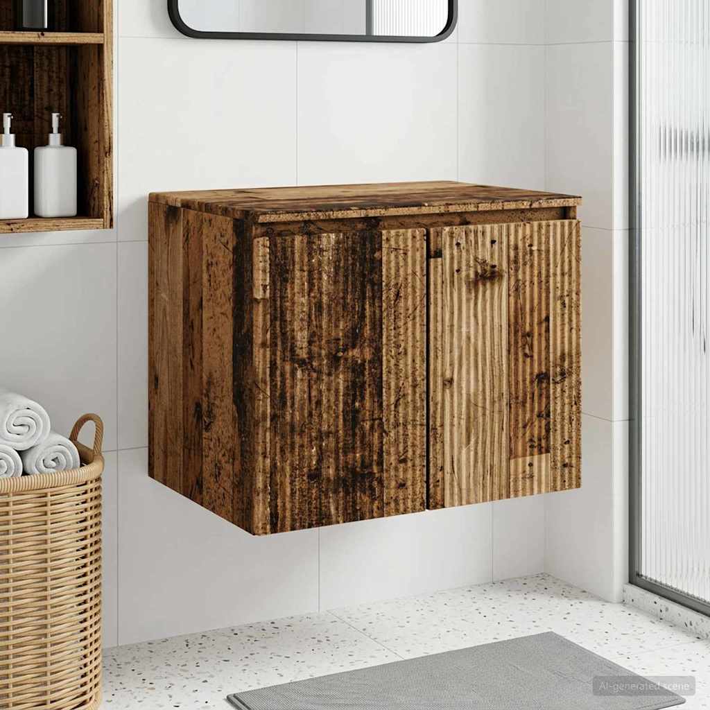 890480_1.jpg vidaXL Závesná kúpeľňová skriňa Staré drevo 62,5 x 44,5 x 50 cm – Obrázok 1