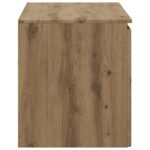 vidaXL Závesná kúpeľňová skriňa Dub artisan 62,5 x 44,5 x 50 cm – Obrázok 4