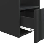 vidaXL Kúpeľňová skriňa Čierna 30 x 35 x 50 cm Kompozitné drevo – Obrázok 8