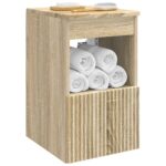 vidaXL Kúpeľňová skriňa Dub sonoma 30 x 35 x 50 cm Kompozitné drevo – Obrázok 2