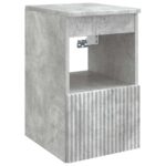 vidaXL Kúpeľňová skriňa Betónovo sivá 30 x 35 x 50 cm Kompozitné drevo – Obrázok 2