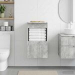 vidaXL Kúpeľňová skriňa Betónovo sivá 30 x 35 x 50 cm Kompozitné drevo – Obrázok 4