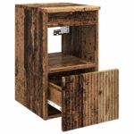 vidaXL Kúpeľňová skriňa Staré drevo 30 x 35 x 50 cm Kompozitné drevo – Obrázok 5