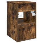 vidaXL Kúpeľňová skriňa Dymový dub 30 x 41 x 50 cm Kompozitné drevo – Obrázok 7