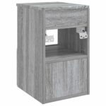 vidaXL Kúpeľňová skriňa Sivý Sonoma 30 x 41 x 50 cm Kompozitné drevo – Obrázok 7