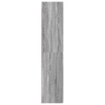 vidaXL Závesná kúpeľňová skriňa Sivý Sonoma 33 x 34,5 x 160 cm – Obrázok 4