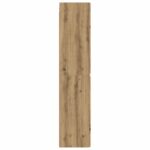 vidaXL Závesná kúpeľňová skriňa Dub artisan 33 x 34,5 x 160 cm – Obrázok 4