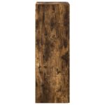 vidaXL Závesná kúpeľňová skriňa Dymový dub 33 x 34,5 x 100 cm – Obrázok 4