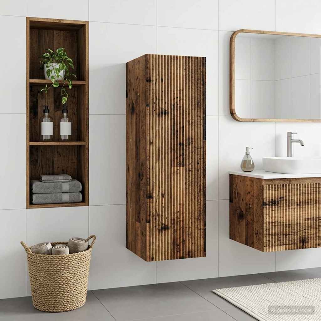 890530_1.jpg vidaXL Závesná kúpeľňová skriňa Staré drevo 33 x 34,5 x 100 cm – Obrázok 1