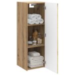 vidaXL Závesná kúpeľňová skriňa Dub artisan 33 x 34,5 x 100 cm – Obrázok 3