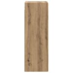 vidaXL Závesná kúpeľňová skriňa Dub artisan 33 x 34,5 x 100 cm – Obrázok 4