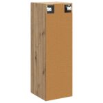 vidaXL Závesná kúpeľňová skriňa Dub artisan 33 x 34,5 x 100 cm – Obrázok 5